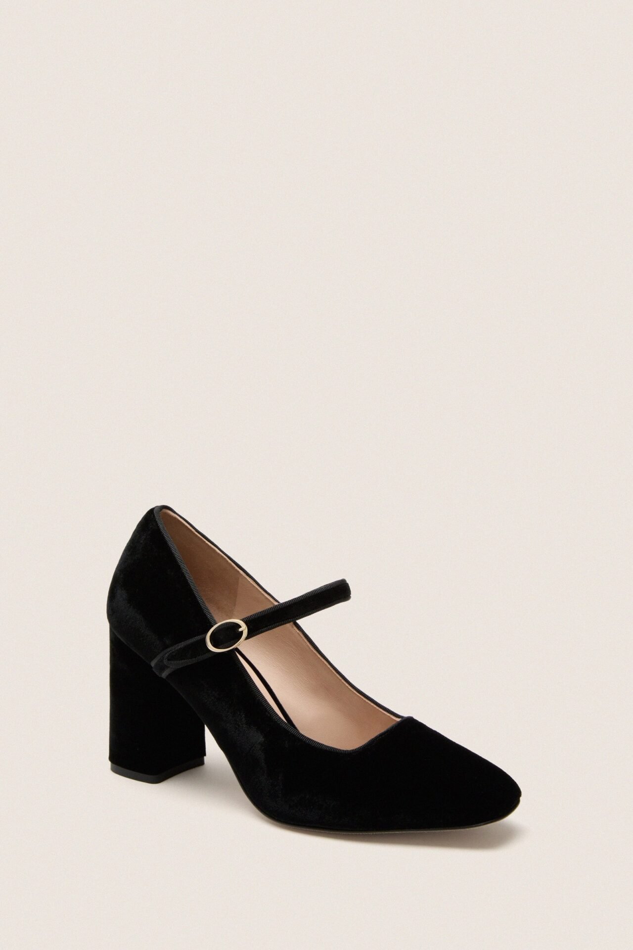Black Velvet Julia Heels