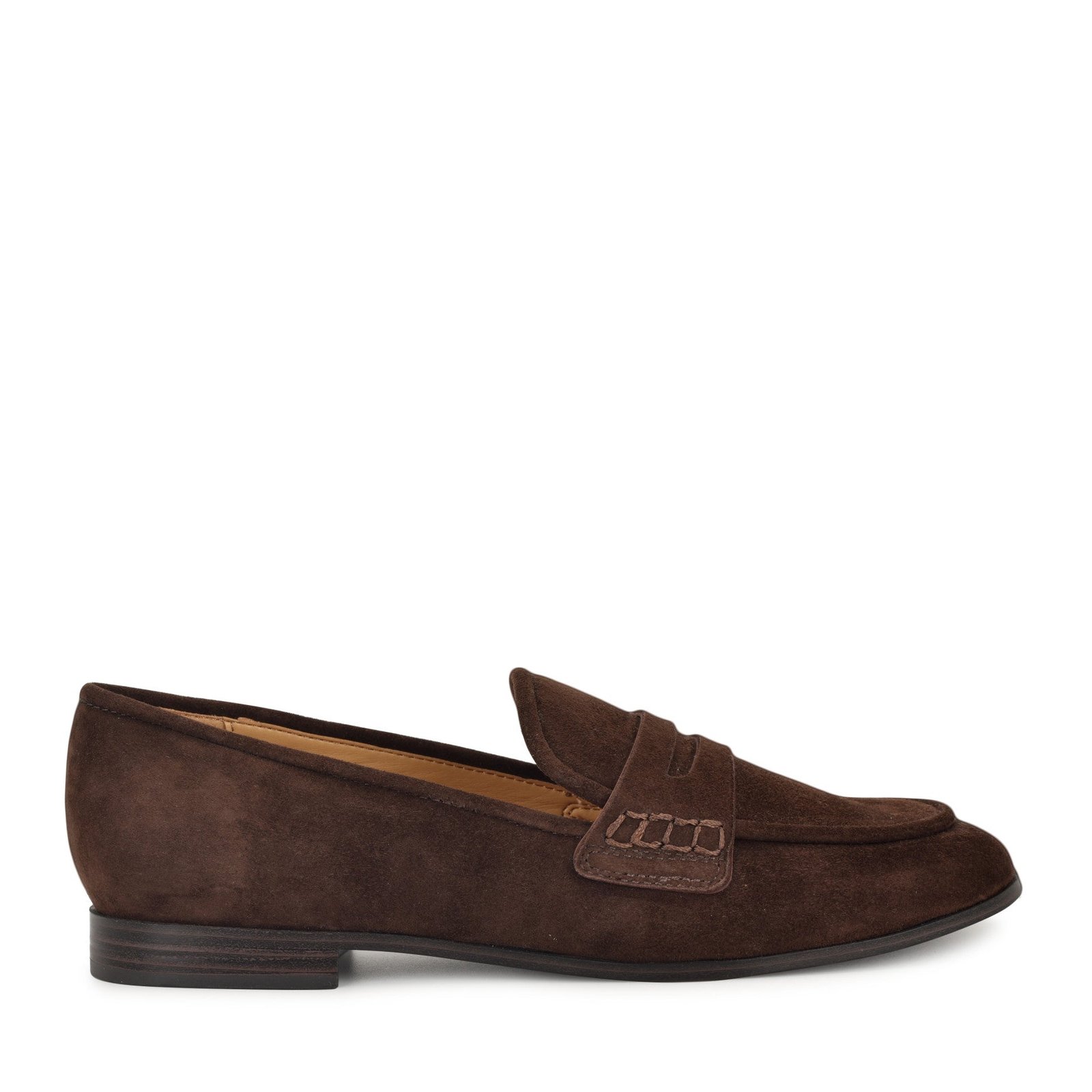 Manner Casual Leather Loafers (Dark Brown Suede)