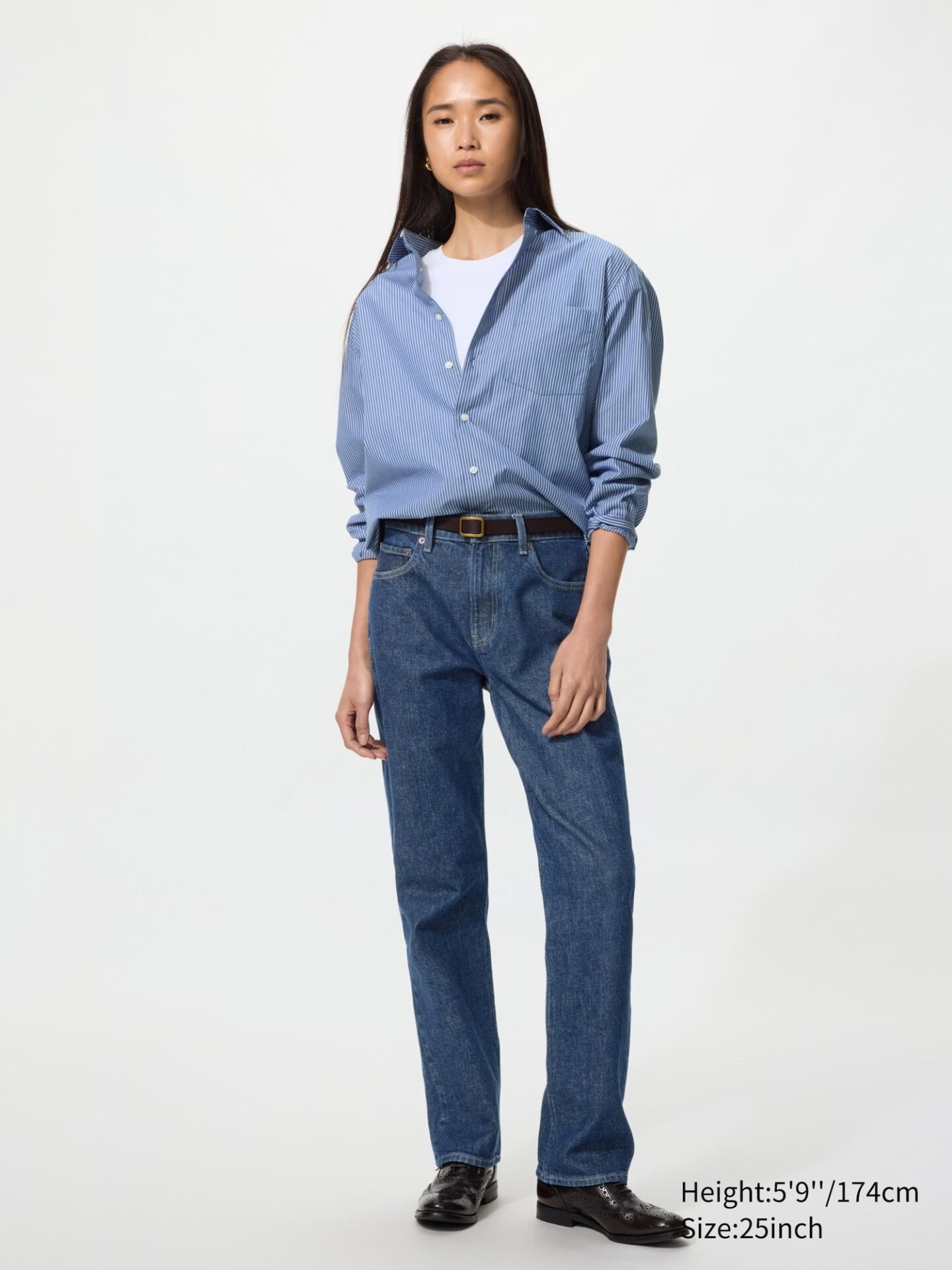 Slim Straight Jeans (68 Blue)