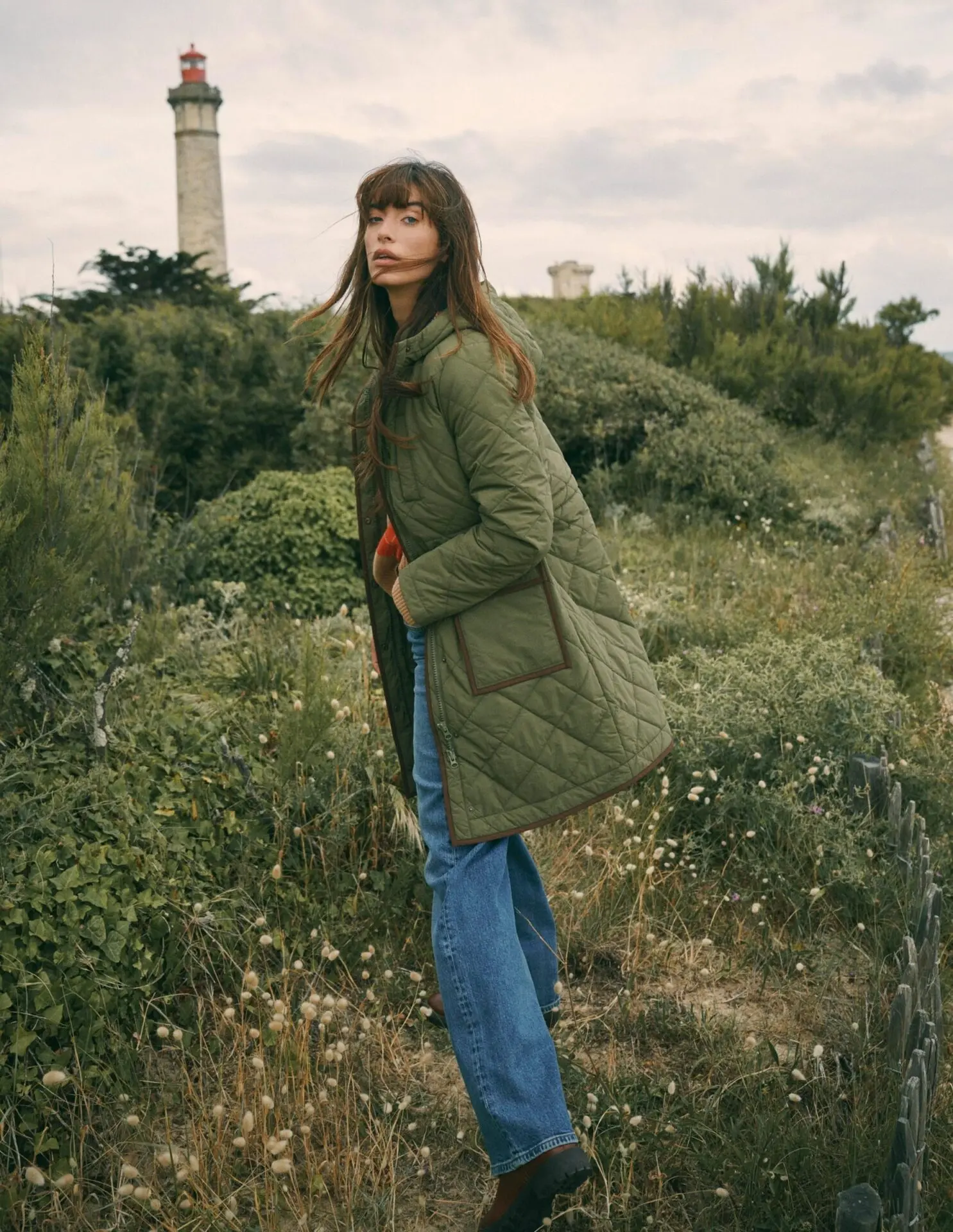 Quilted 4-in-1 Parka (Woodland Green)
