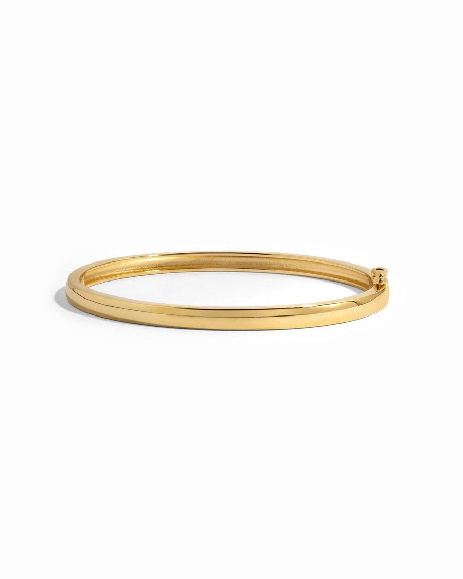 Solid Bangle Bracelet (Gold)