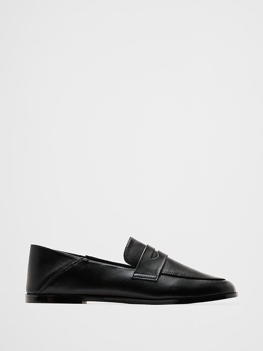 Vegan Leather Classic Loafer (Black)
