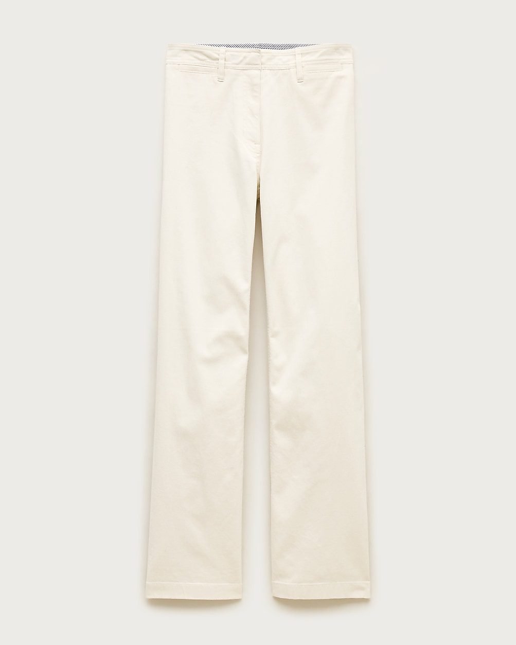 Wide-Leg Trouser in Chino (Natural)